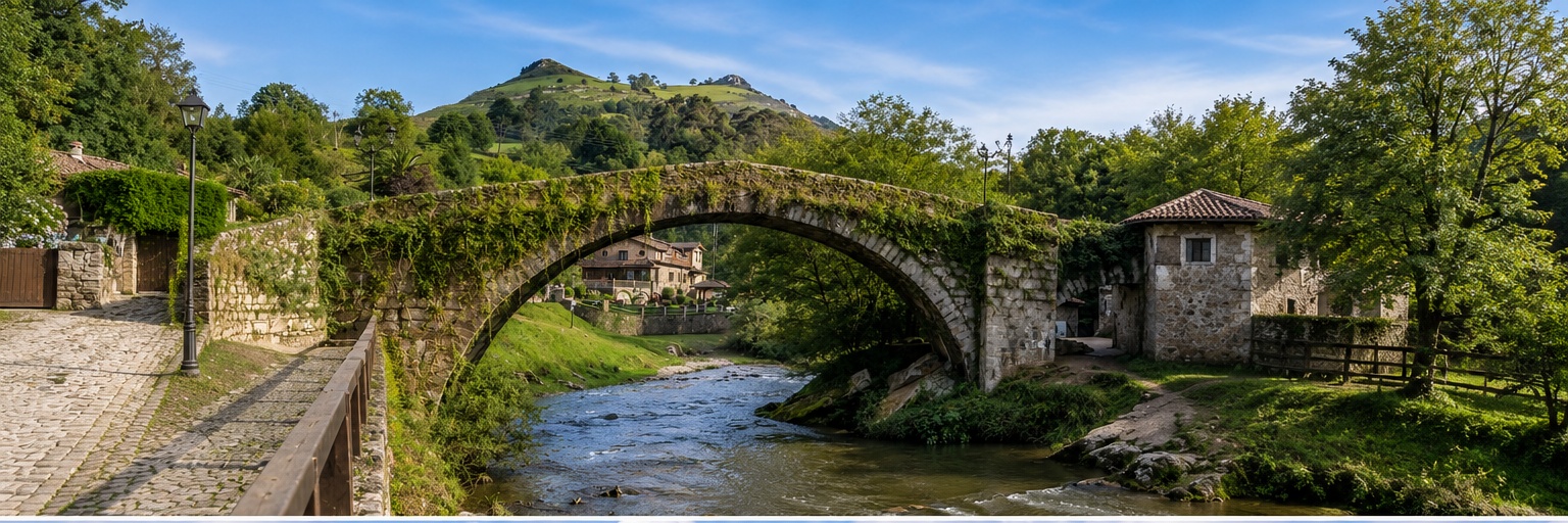 Casas tradicionales del casco histórico de Liérganes