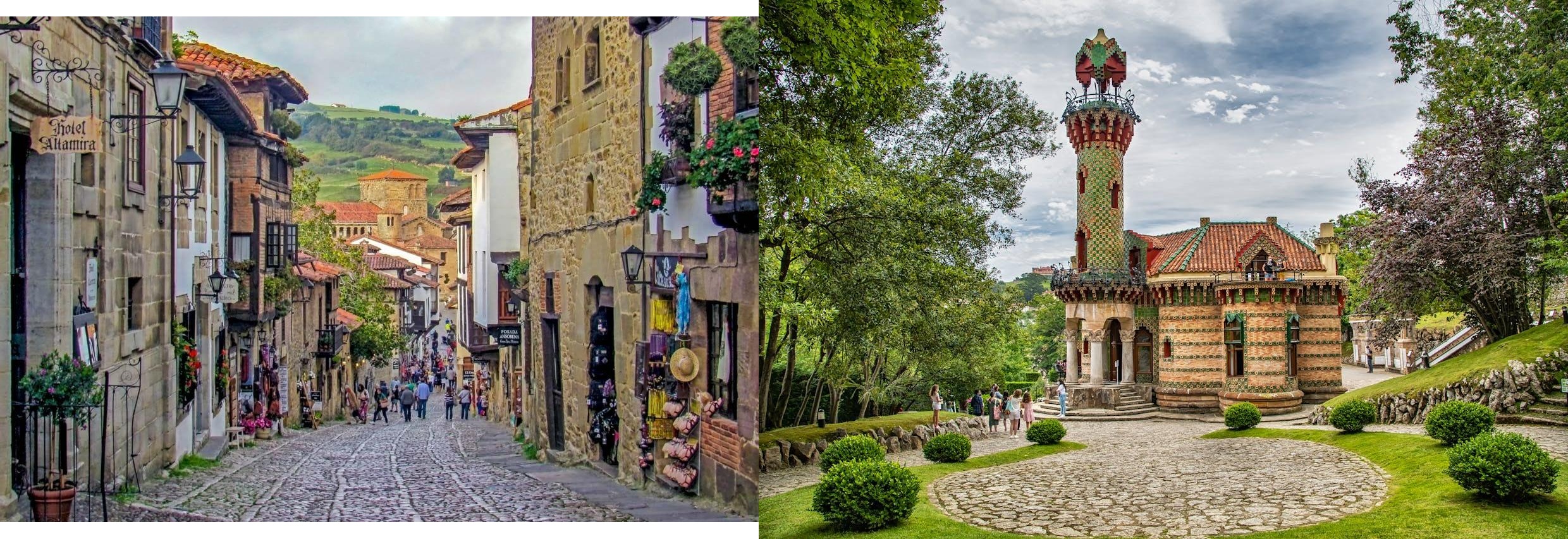 Santillana del Mar y El Capricho de Gaudí en Comillas